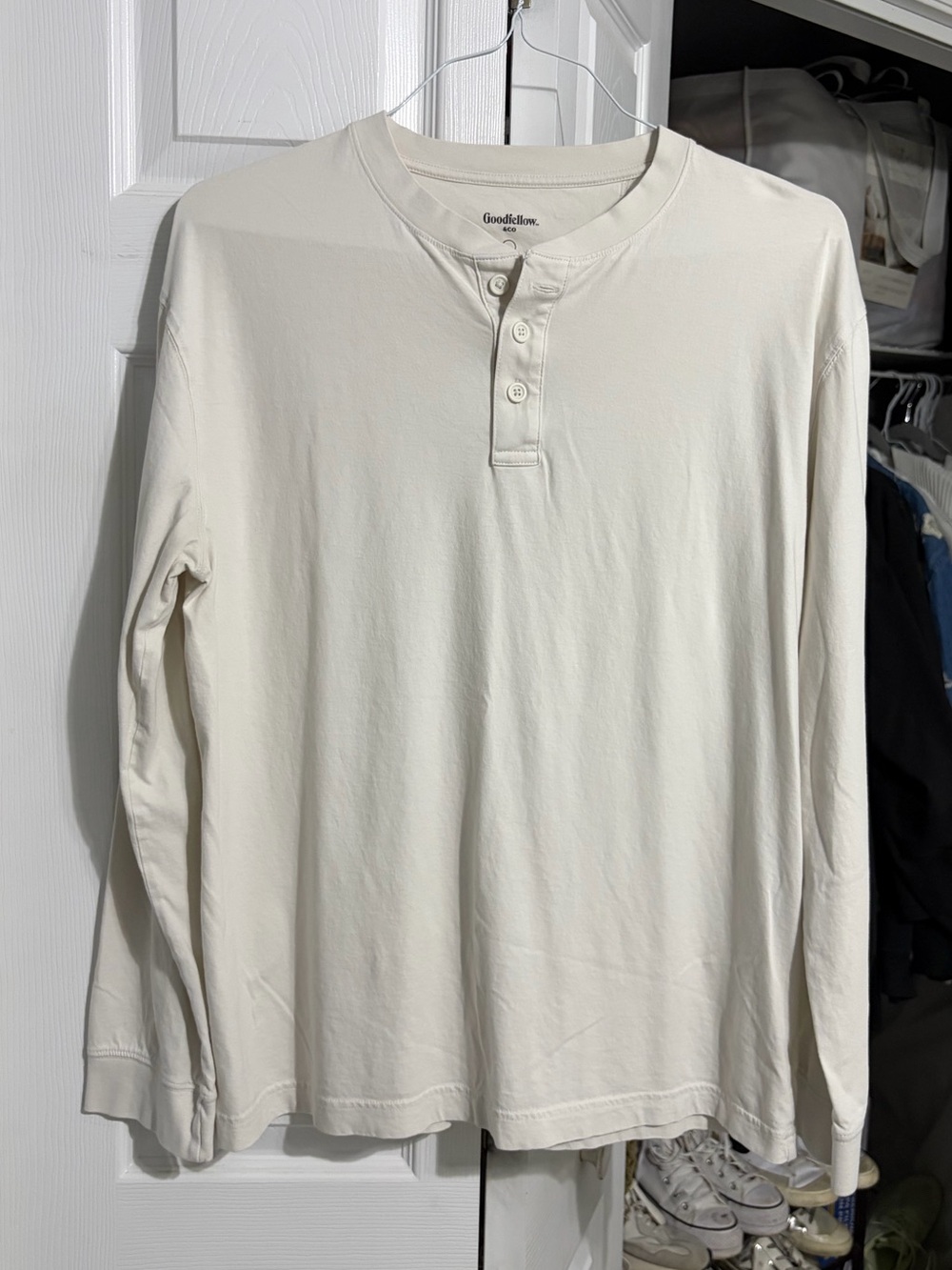 Men’s Long Sleeve Button Tee